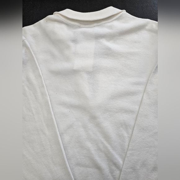 NWT - Cotton Columbia Sportswear Oversize White Half Zip Sweatshirt - L - Picture 4 of 9